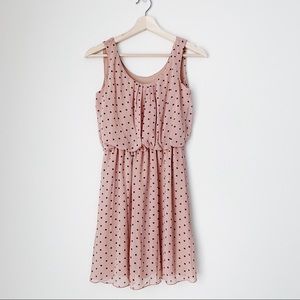 Pink Pokadot Dress NWT